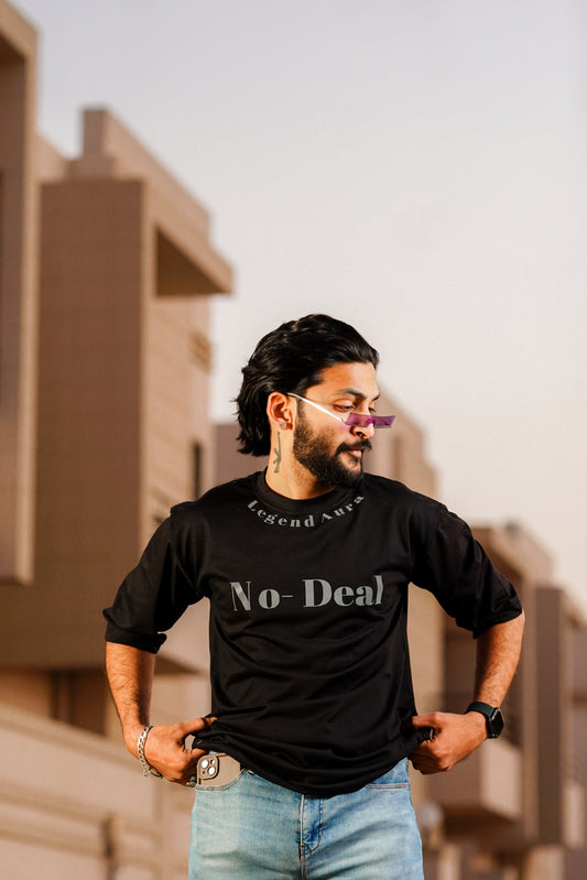 No Deal Final Call T-Shirt - Bold Maroon Statement Tee by LegendAura